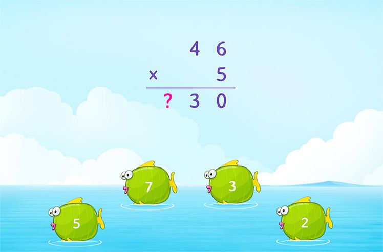Choose the Missing Numbered are the Multiplication Solution Game