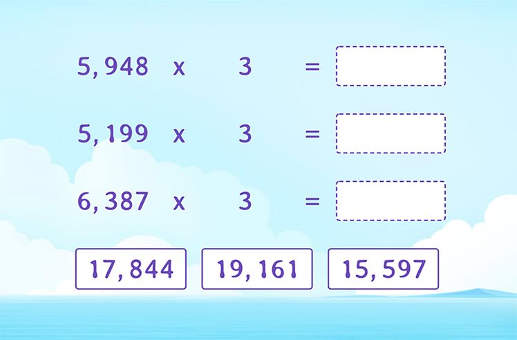 Decide the Correct Product for the Multiplication Expressions Games